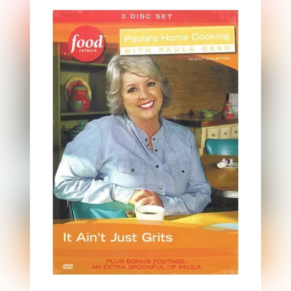 Paula Deen 3-DVD Set Paula's Home Cooking 🍳 "It ain't just Grits" 😋